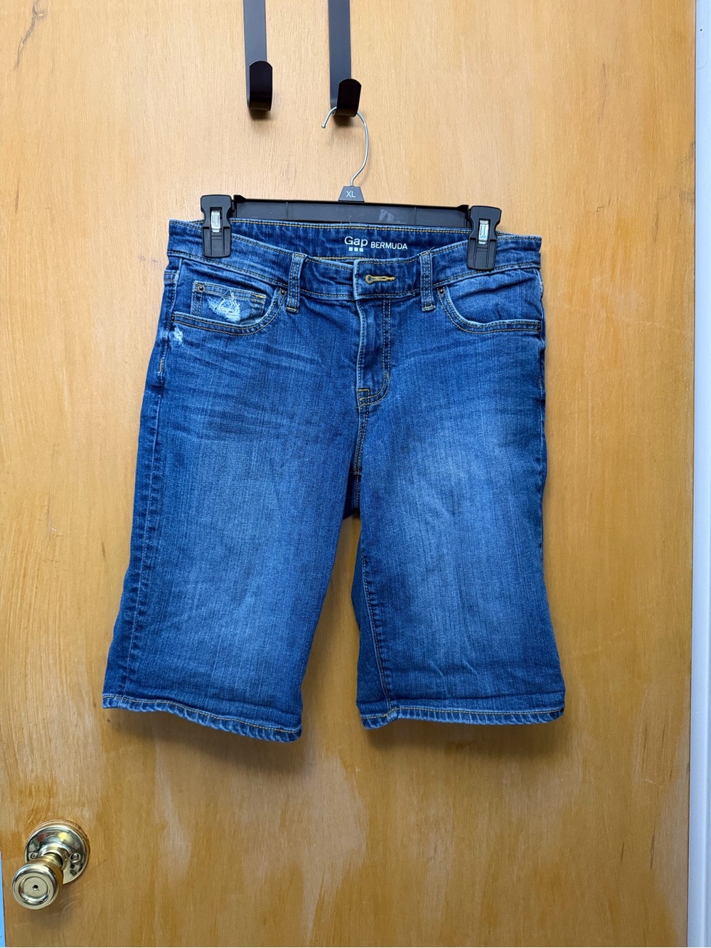 GAP Denim Bermuda Shorts - Medium Blue Wash